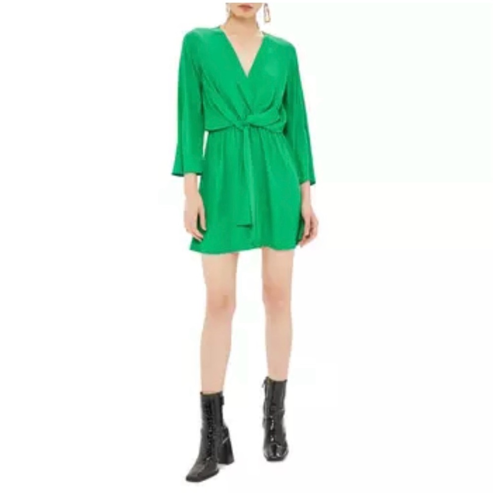 TopShop Green Dress - Size 8